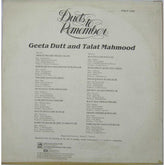 Geeta Dutt And Talat Mahmood - Duets To Remember (Vinyl) Image